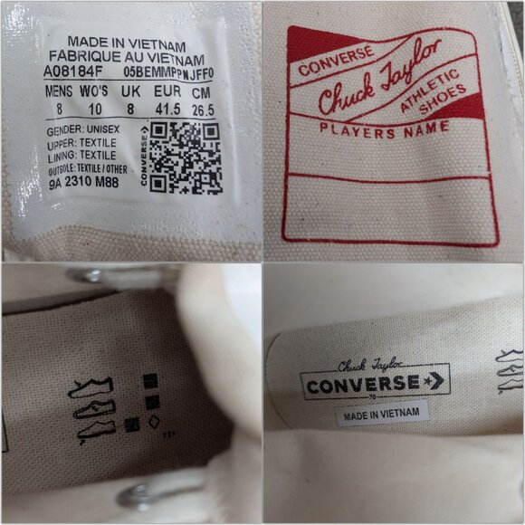 Converse Chuck Taylor 70 High Top Sneakers Womens Pink A08184F Shoes Size 10 - Picture 12 of 12